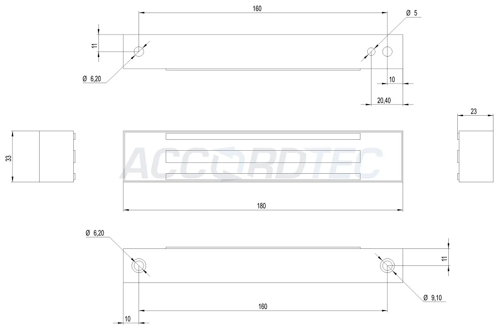AccordTec ML-100K с уголком, цвет Белый