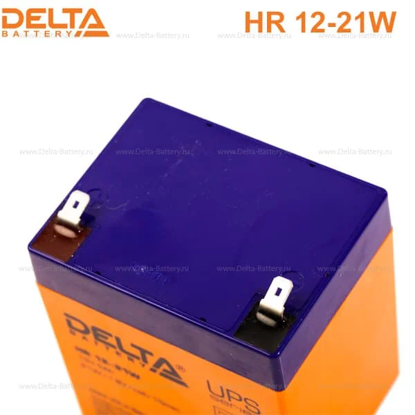 Аккумулятор Delta HR 12-21 W AGM (12 В / 5 Ач)