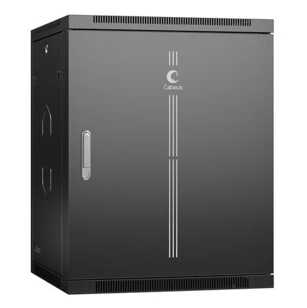 Cabeus SH-05F-15U60/60m-R-BK (10746c) Настенный 15U телекоммуникационный шкаф 19"