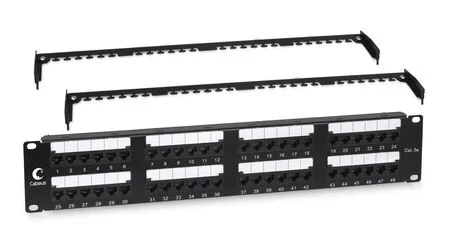 Cabeus PL2-48-Cat.5e-Dual (10656c) Патч-панель 19"  на 48 портов