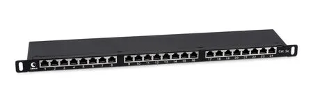 Cabeus PLHD-24-Cat.5e-SH-Dual-0,5U (9650c) Патч-панель 19"  на 24 порта