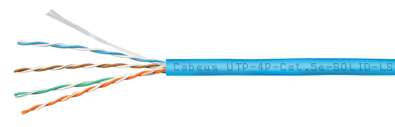 UTP-4P-Cat.5e-SOLID-LSZH-BL (9777c)