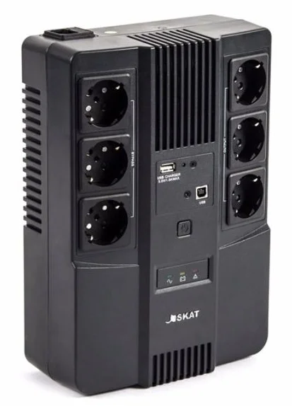 Источники бесперебойного питания Бастион SKAT-UPS 800-AID-IN-1x9-8