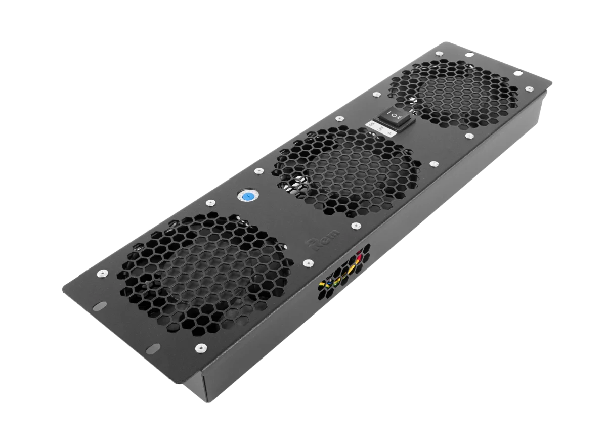 Rem R-FAN-3T-3U-9005 вентиляторный модуль, с 3 вентиляторами