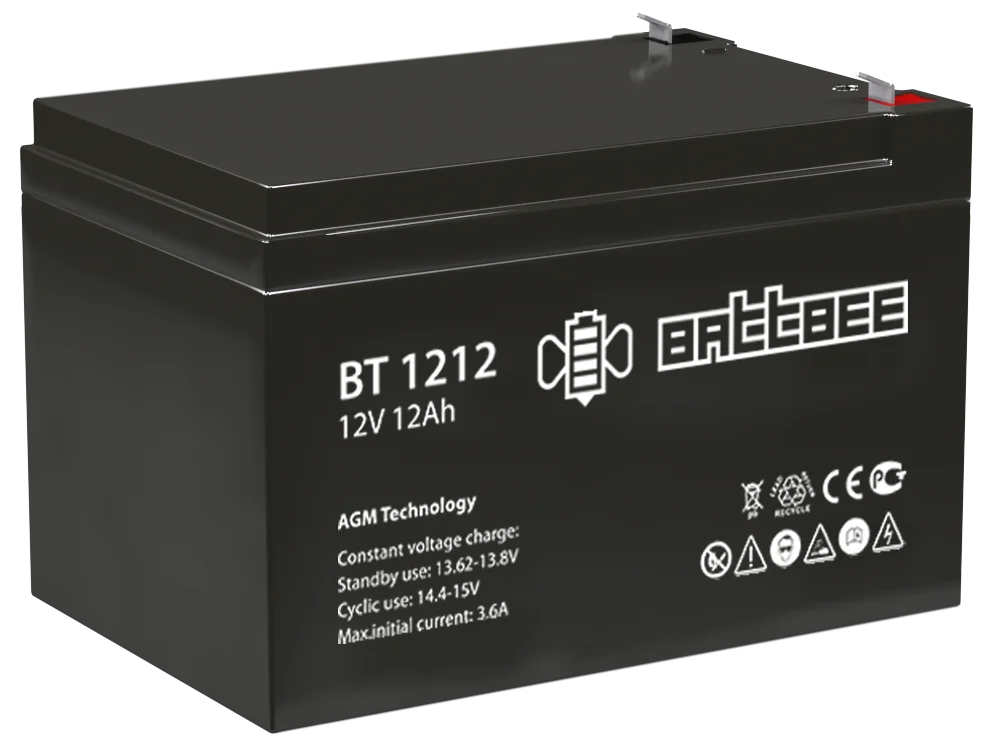 Аккумулятор Battbee BT 1212 AGM (12 В / 12 Ач)