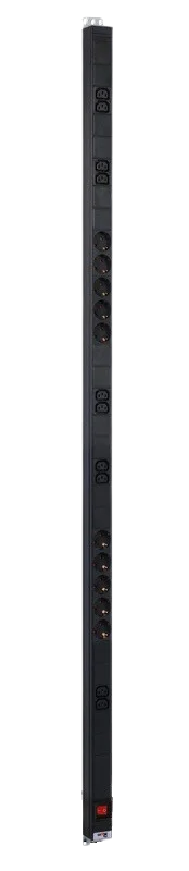 Rem R-16-10S-10C13-V-1420 Вертикальный блок розеток 19" до 16А