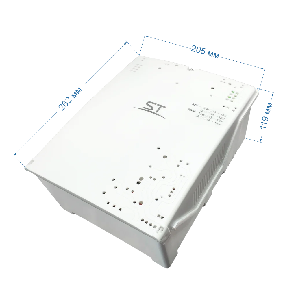 Источники бесперебойного питания Space Technology ST-ББП-22/52-2 POE БЕЛЫЙ