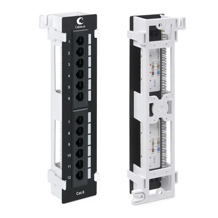 Cabeus PL-12-Cat.6-WL-Dual IDC (7954c) Патч-панель 19"  на 12 портов
