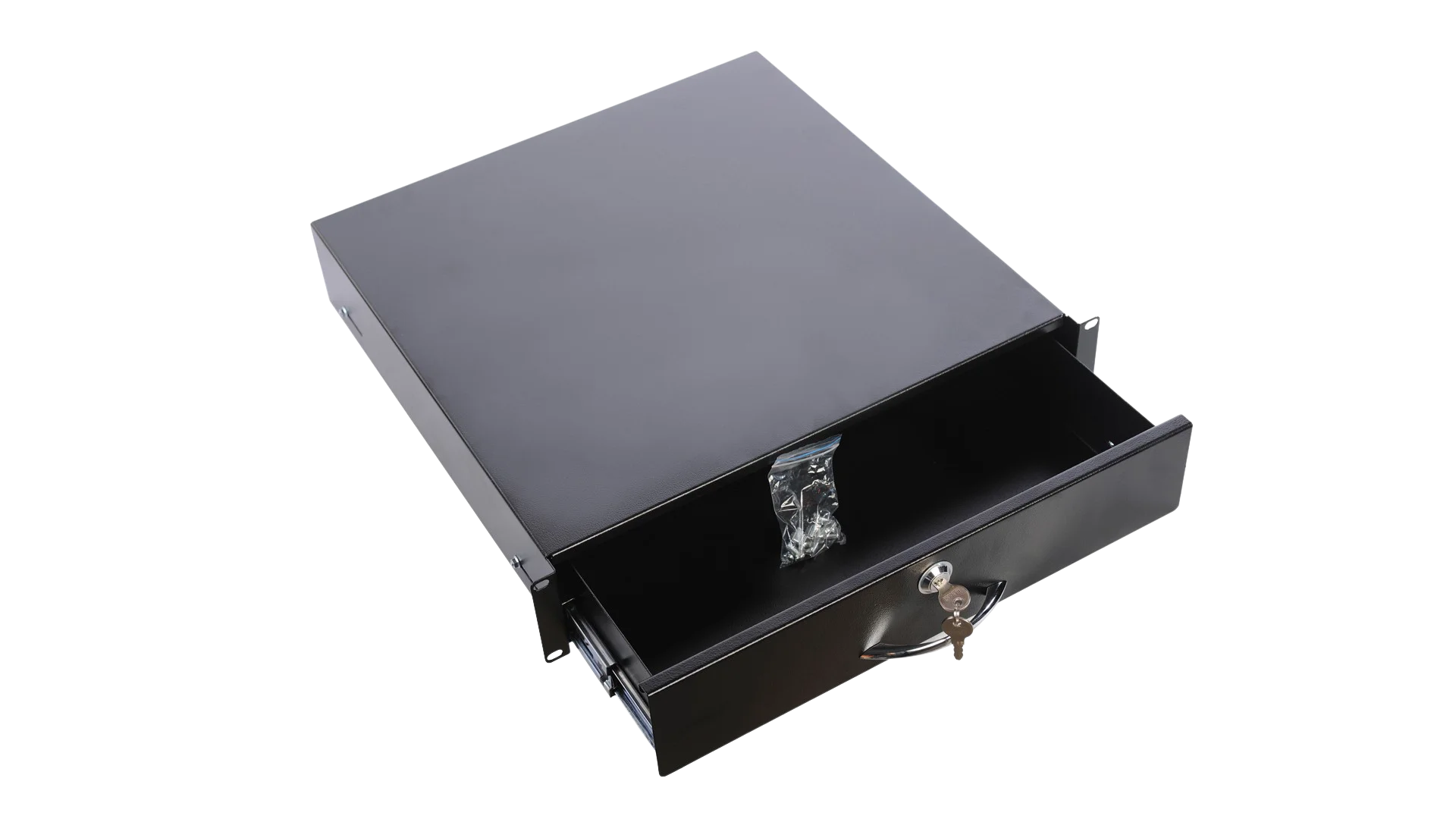 ЦМО ТСВ-Д-2U.450-9005 Черная полка, 2U