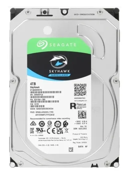 Жесткий диск HDD SEAGATE ST4000VX016, 4 ТБ, 256 МБ, 5400 об/мин