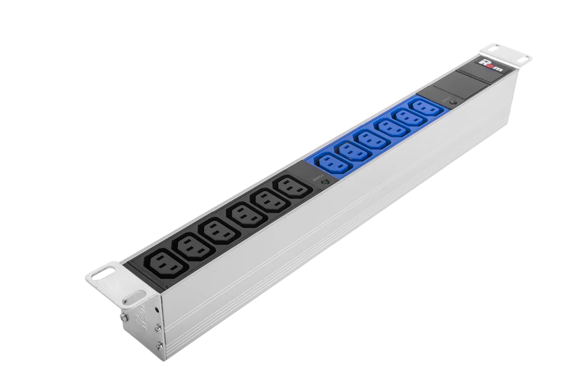 Rem R-32-12C13-I-440-K Горизонтальный блок розеток 19" до 32А