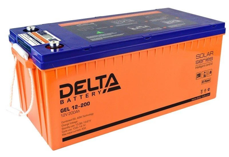 Аккумулятор Delta GEL 12-200 AGM (12 В / 200 Ач)