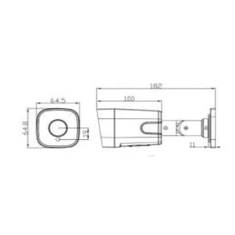 Amatek AC-IS502MFSX (2.8) с микрофоном Full Color IP Видеокамера 5 Мп, объектив 2,8 мм