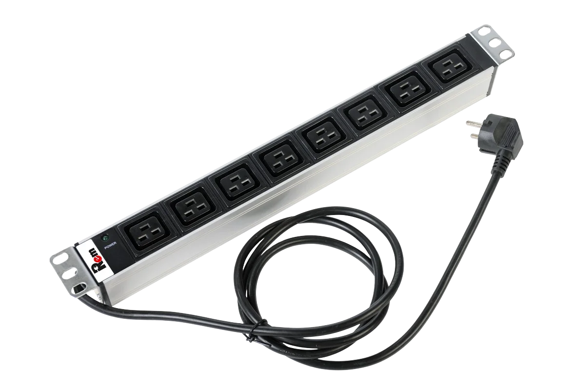 Rem R-16-8C19-I-440-3 Горизонтальный блок розеток 19" до 16А