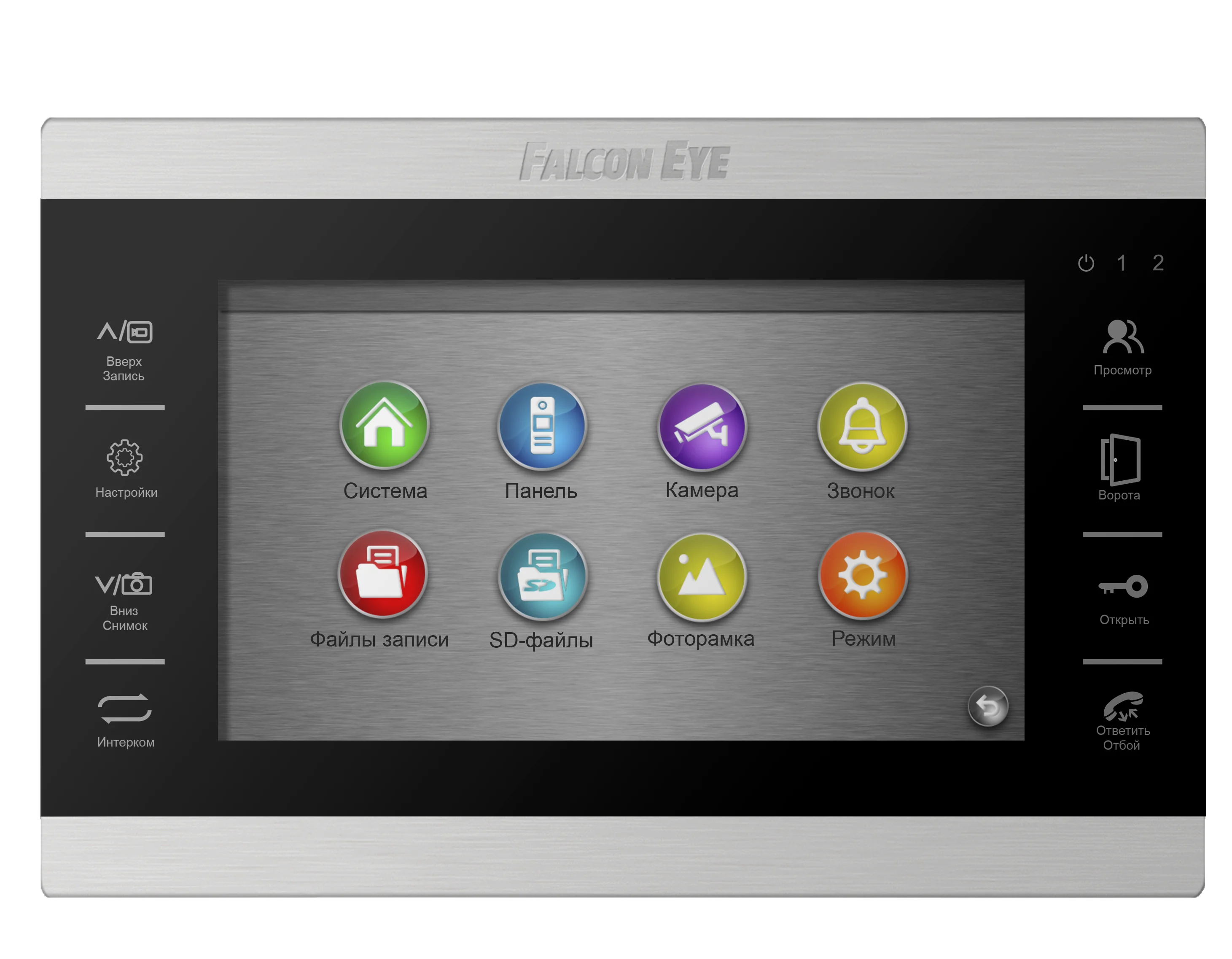Монитор видеодомофона Falcon Eye FE-70 ATLAS HD (Black)