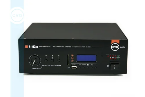 CVGaudio R-103m Трансляционный усилитель 50/75/150 Вт, на 2 зоны