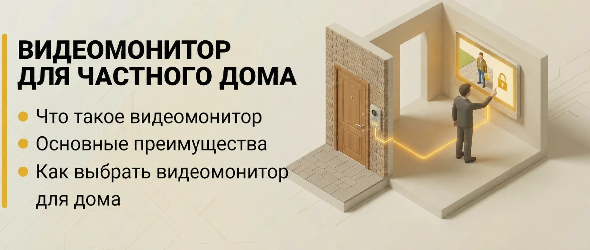 Как выбрать видеодомофон для частного дома