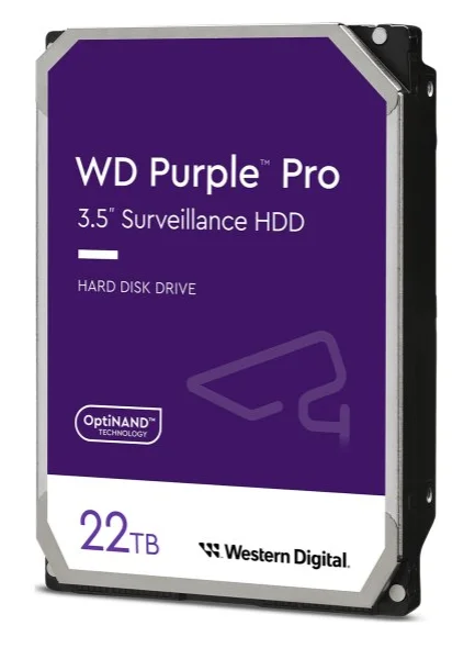 Жесткий диск HDD Western Digital WD221PURP, 22 ТБ, 512 МБ, 7200 об/мин