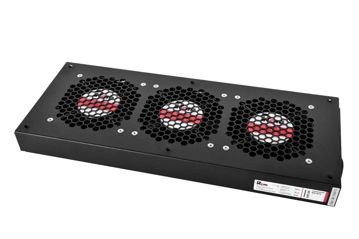 Rem R-FAN-3J-9005 вентиляторный модуль, с 3 вентиляторами