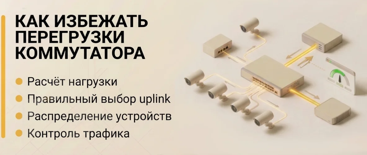 Как избежать перегрузки коммутатора