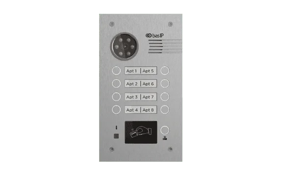 Вызывная панель BAS-IP BA-08BD SILVER