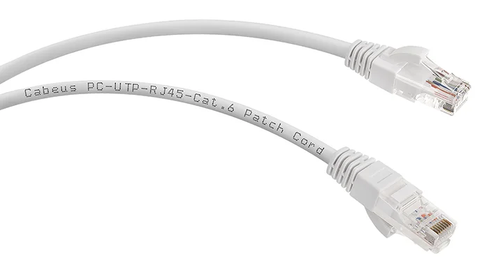 Патч-корд Cabeus PC-UTP-RJ45-Cat.6-3m-WH (8673c)