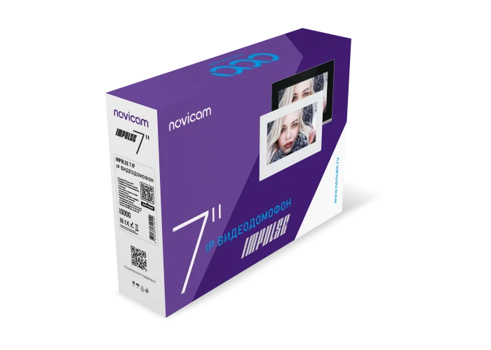Монитор видеодомофона Novicam IMPULSE 7 IP WIFI WHITE Novicam v.4050