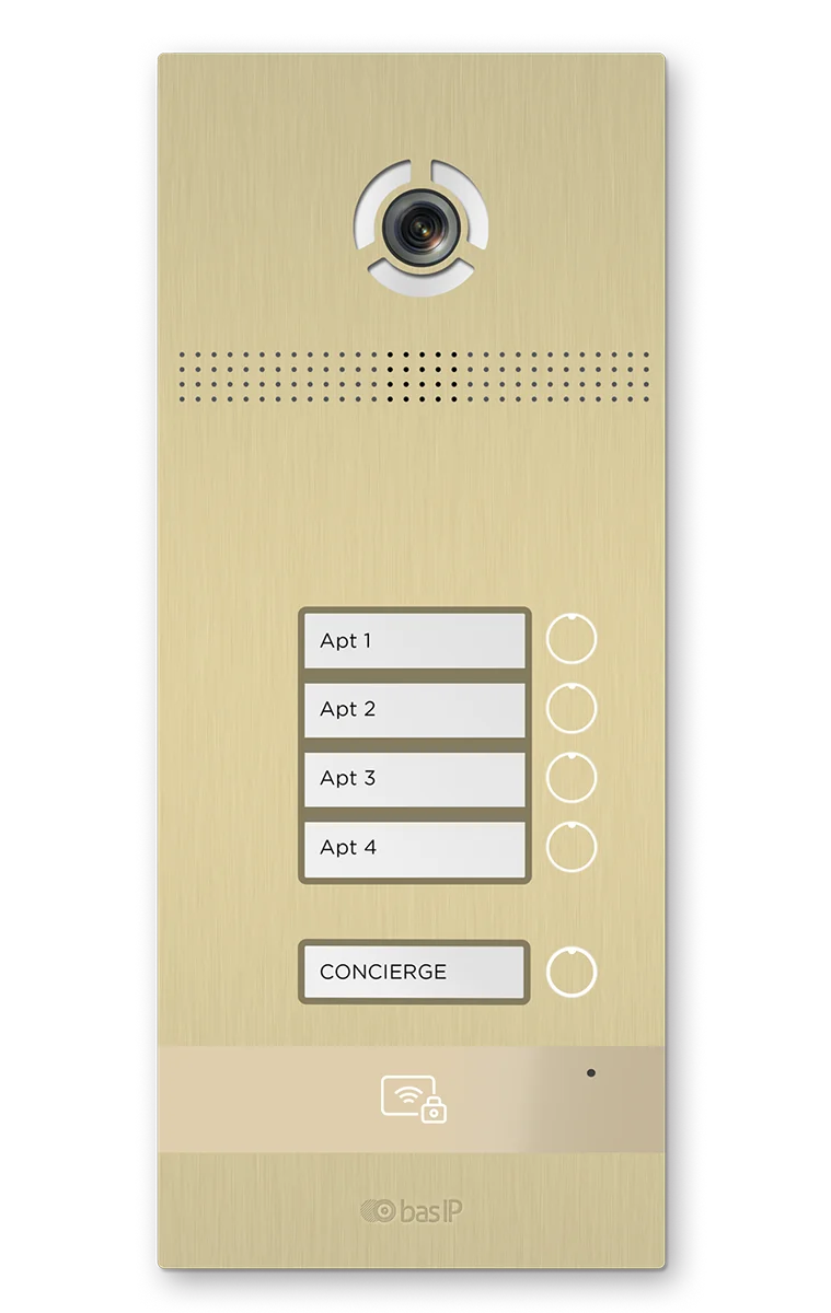 Вызывная панель BAS-IP BI-04FB GOLD