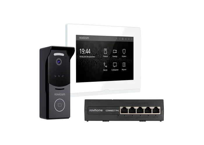 Комплект видеодомофона Novicam IMPULSE 7 IP KIT WHITE Novicam v.4645