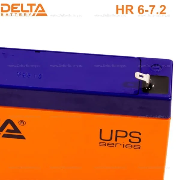 Аккумулятор Delta HR 6-7.2 AGM (6 В / 7,2 Ач)