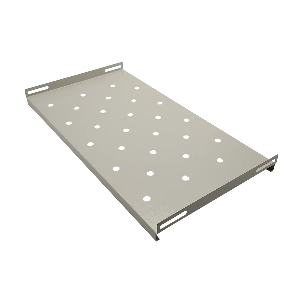 Space Technology Полка ST-SH 260*490 (КОМПЛЕКТ-2 шт) Серая перфорированная полка, 2U