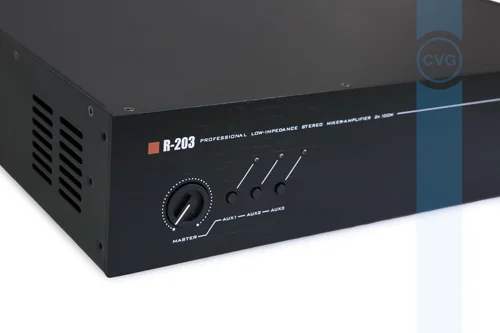 CVGaudio R-203 Трансляционный усилитель 100/150/300 Вт, на 2 зоны