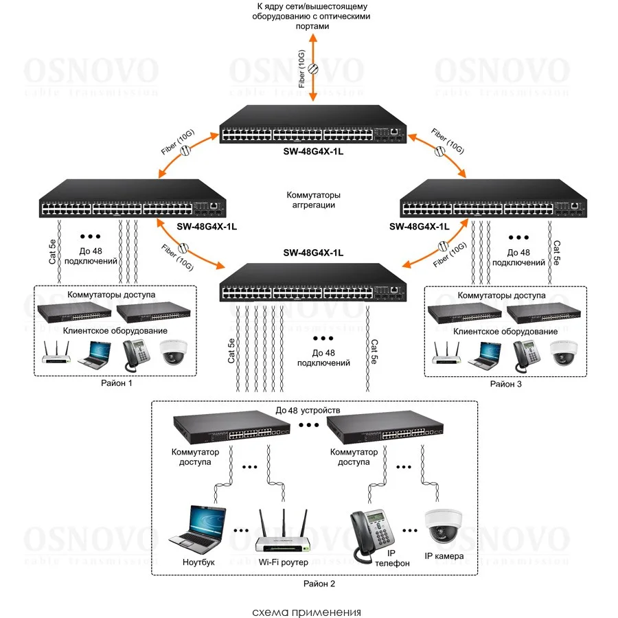 OSNOVO SW-48G4X-1L