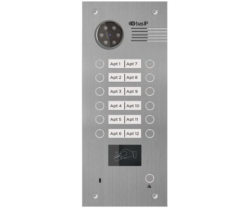Вызывная панель BAS-IP BA-12BD SILVER