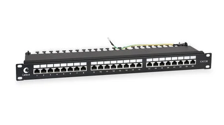 Cabeus PL-24-Cat.5e-SH-Dual (7002c) Патч-панель 19"  на 24 порта