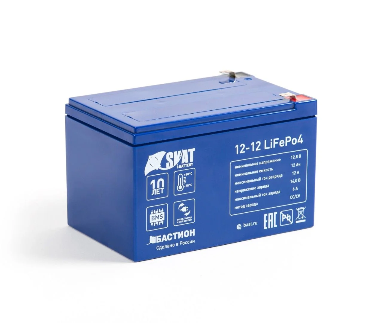 Аккумулятор Бастион Skat i-Battery 12-12 LiFePo4 Li-ion (12 В / 12 Ач)