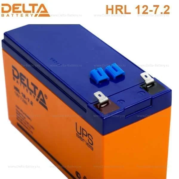 Аккумулятор Delta HRL 12-7,2 Х AGM (12 В / 7,2 Ач)