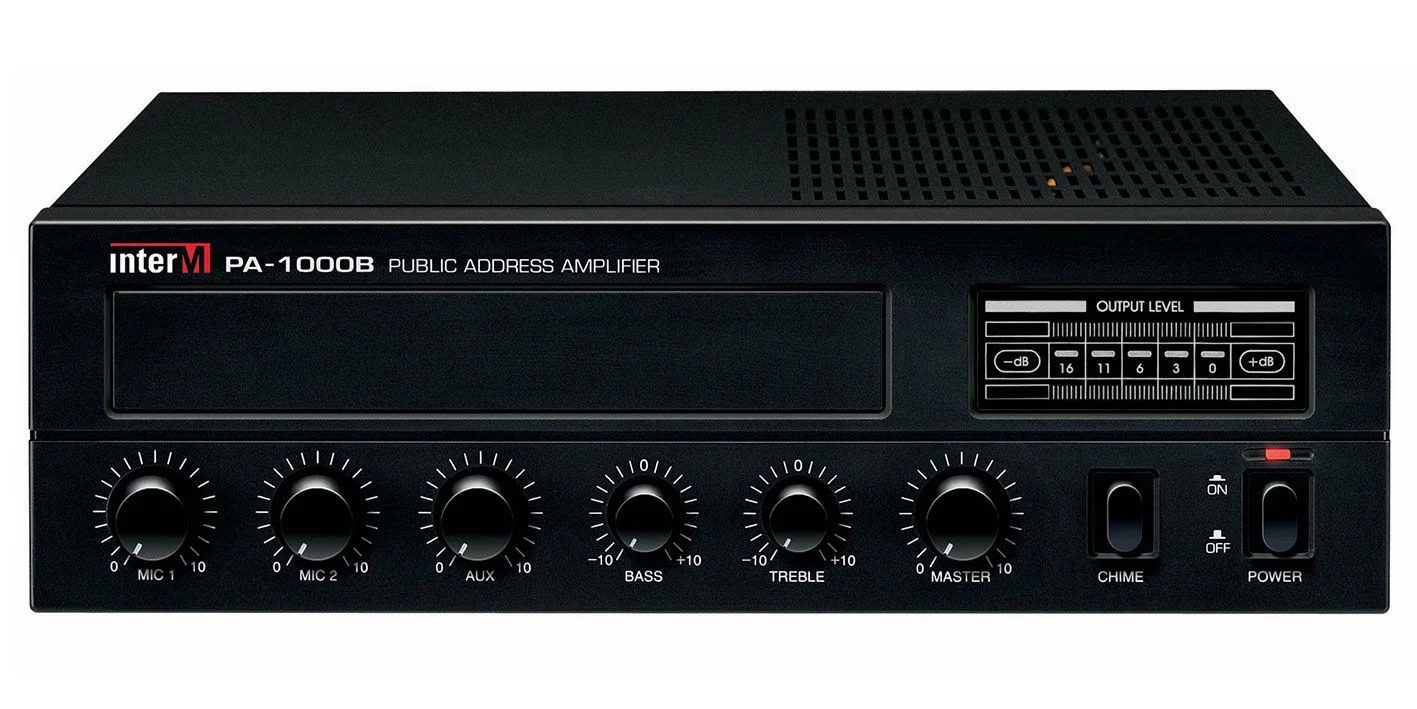 Inter-M PA-1000B Трансляционный усилитель 30 Вт, на 1 зону