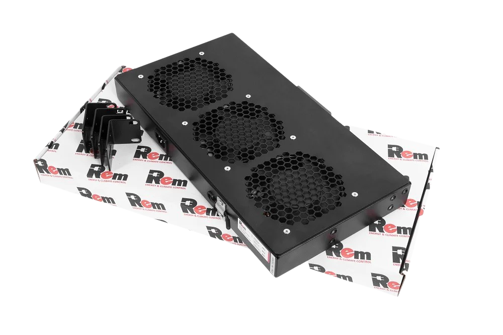 Rem R-FAN-3K-1U-9005 вентиляторный модуль, с 3 вентиляторами