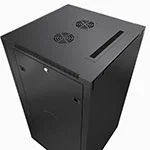 Cabeus SH-05F-15U60/45m-BK (8594c) Настенный 15U телекоммуникационный шкаф 19"