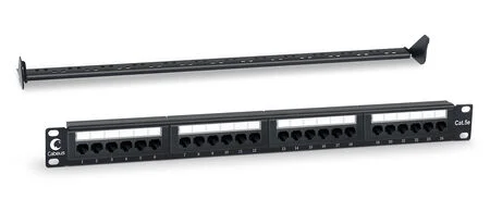 Cabeus PL-24-Cat.5e-Dual (7000c) Патч-панель 19"  на 24 порта