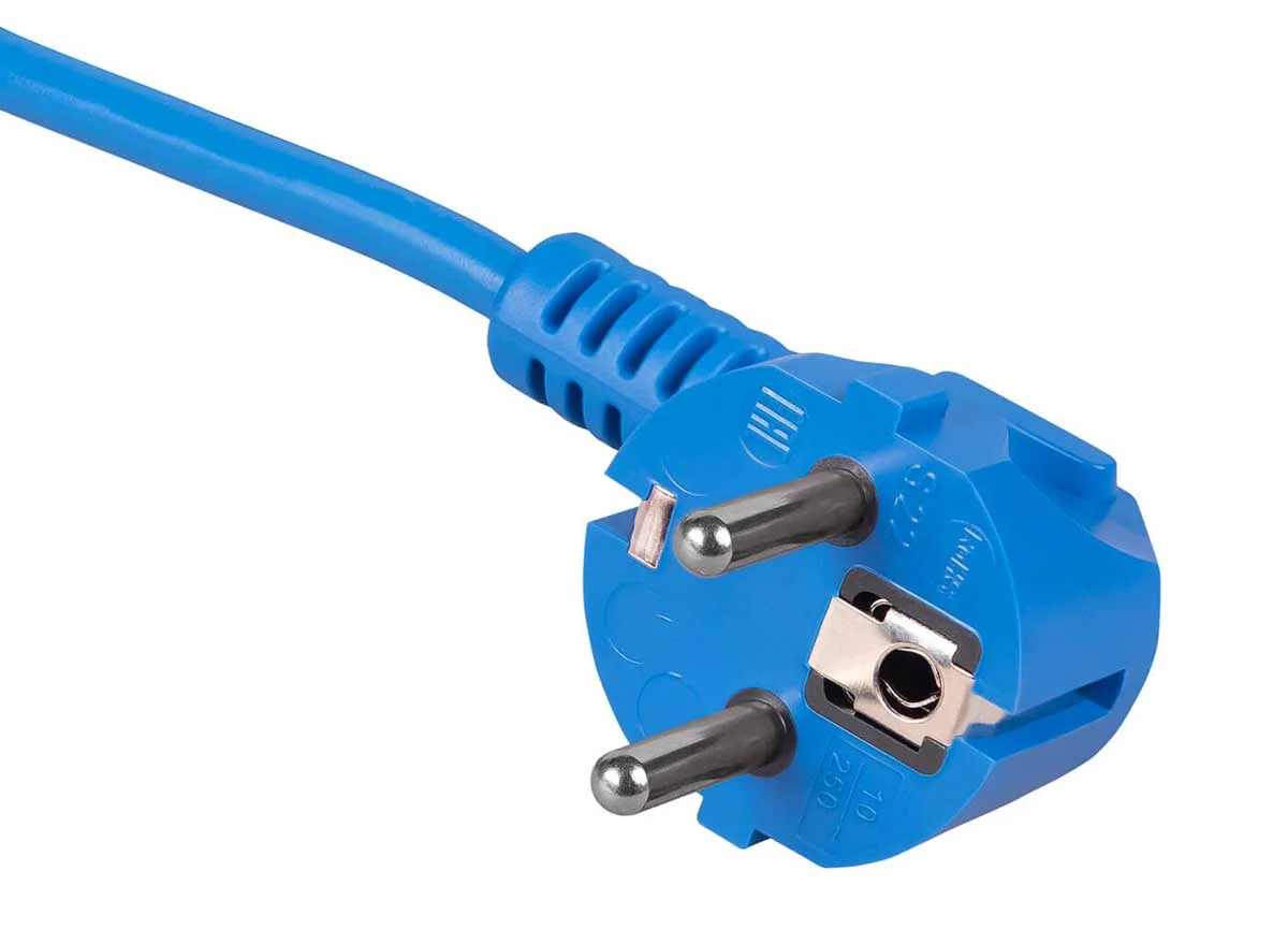 Cabeus PC-186-VDE-1.8M-BL (12021c) кабель питания Schuko + IEC 320 C13, 1.8 м