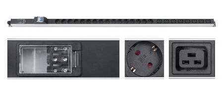 Cabeus PDU-32-16S-8C19-B-T (9545c) Вертикальный блок розеток 19" , до 32А