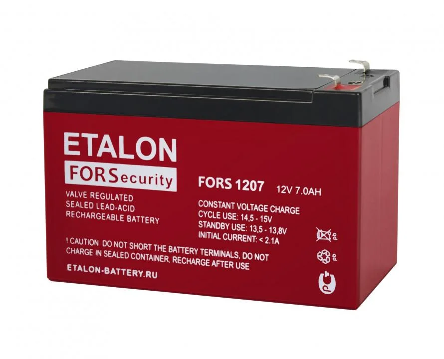 Аккумулятор ETALON FORS 1207 AGM (12 В / 7 Ач)