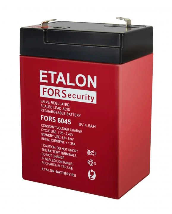 Аккумулятор ETALON FORS 6045 AGM (6 В / 4,5 Ач)
