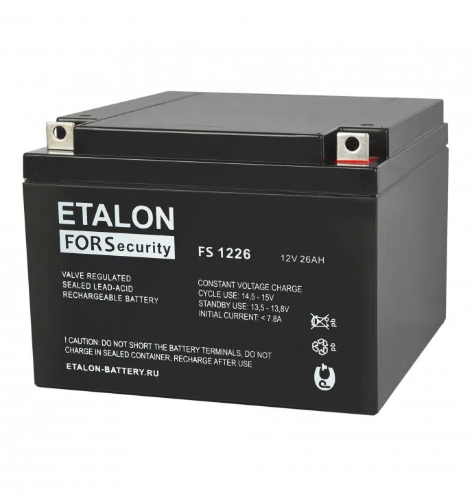Аккумулятор ETALON FS 1226 AGM (12 В / 26 Ач)
