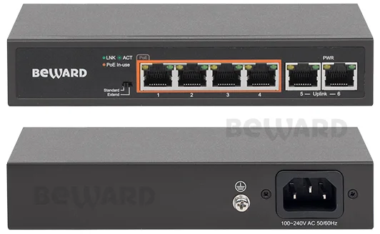 Коммутатор Beward ST-6HP4