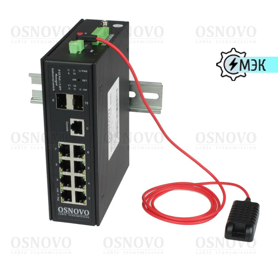 OSNOVO SW-80802/ILS(port 90W,300W)