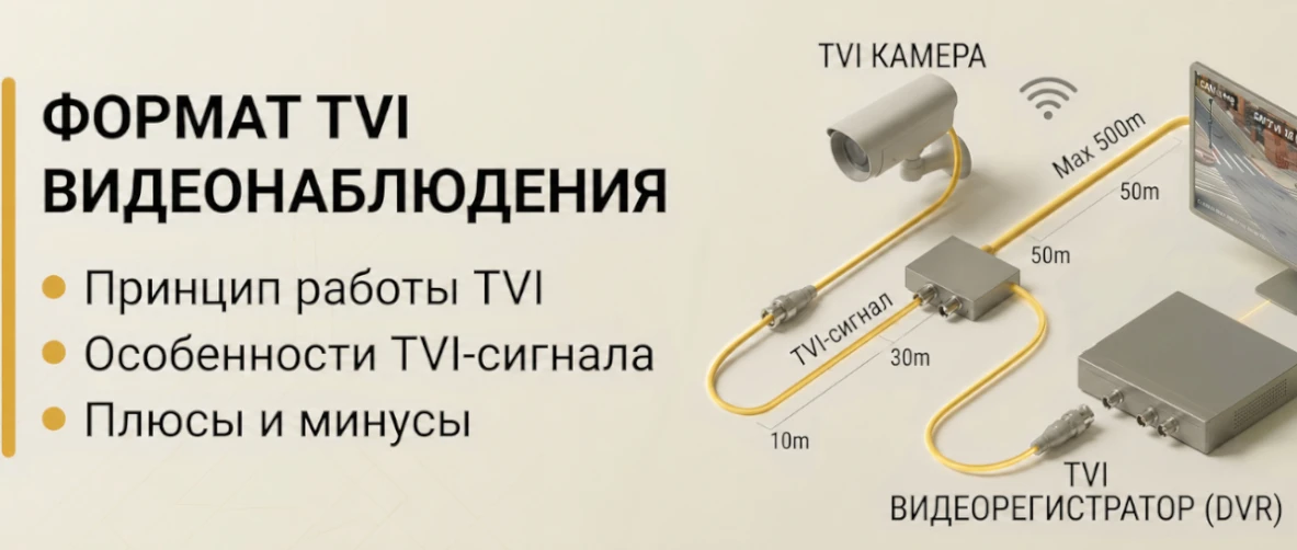 Всё о TVI камерах видеонаблюдения
