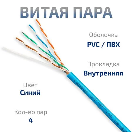 UTP-4P-Cat.5e-SOLID-BL (7248c)